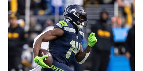 Seattle Seahawks wide receiver DK Metcalfs dåliga humör
